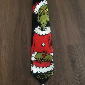 Grinch Christmas Tie, Reversible
